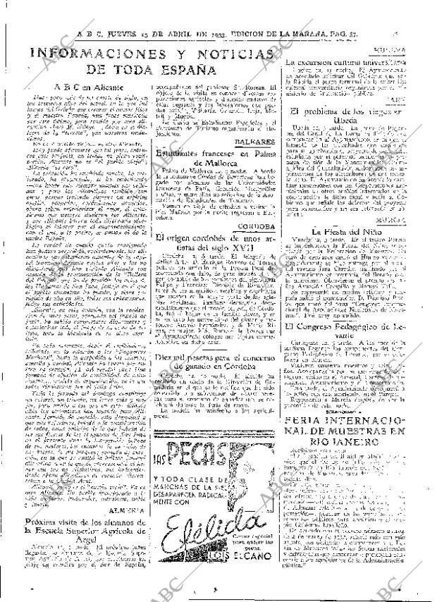 ABC MADRID 13-04-1933 página 37