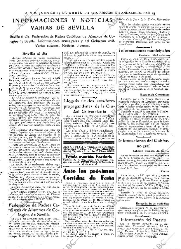 ABC SEVILLA 13-04-1933 página 11