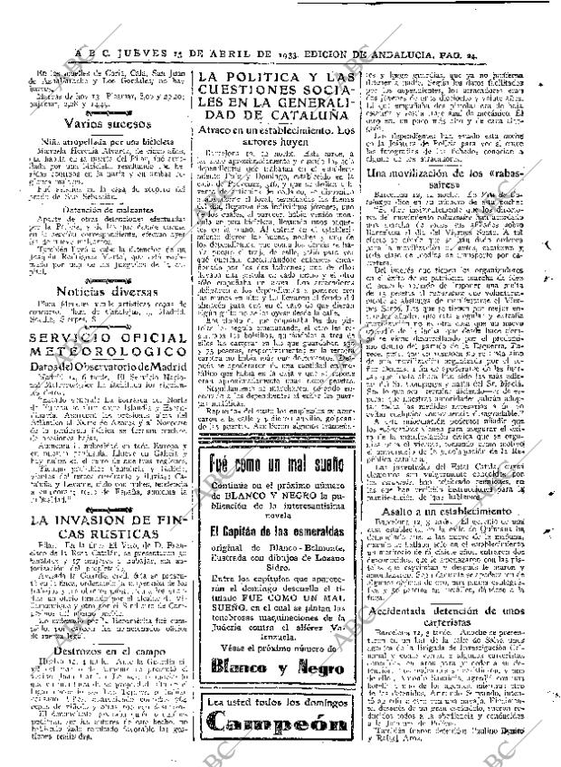 ABC SEVILLA 13-04-1933 página 12