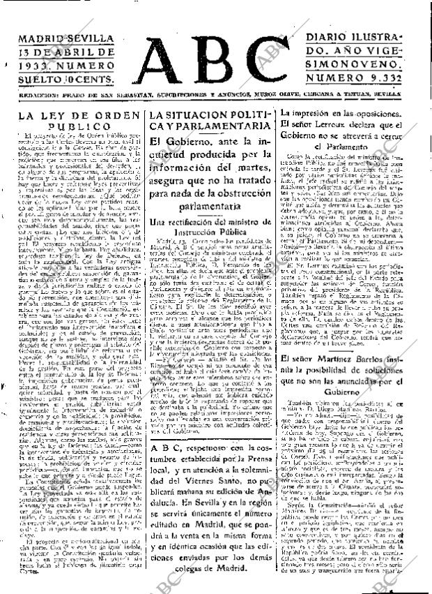 ABC SEVILLA 13-04-1933 página 3