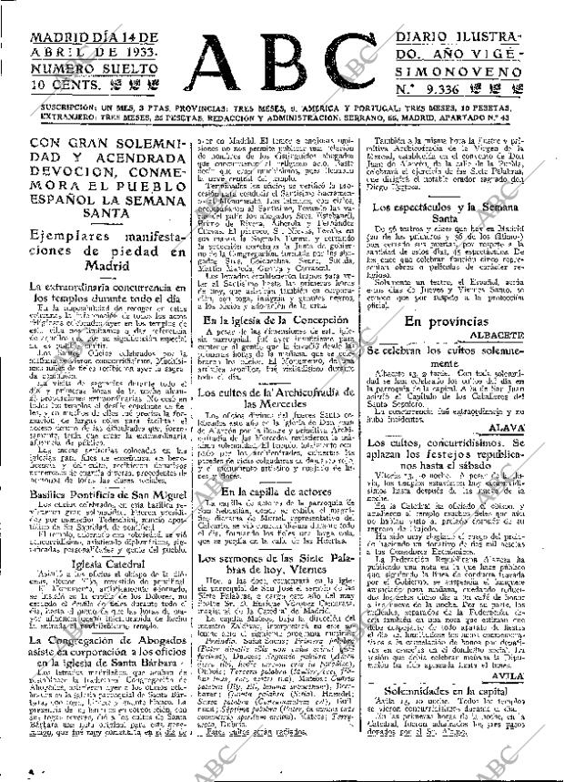 ABC MADRID 14-04-1933 página 17