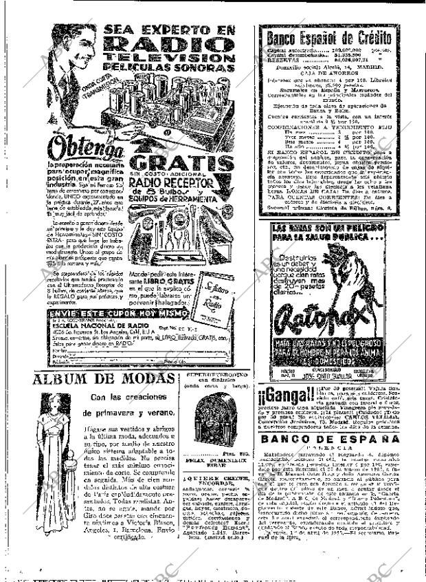 ABC MADRID 14-04-1933 página 36