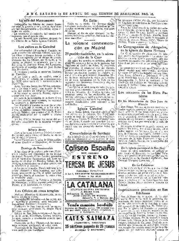 ABC SEVILLA 15-04-1933 página 14