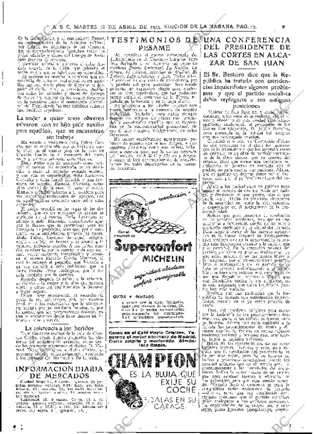 ABC MADRID 18-04-1933 página 17