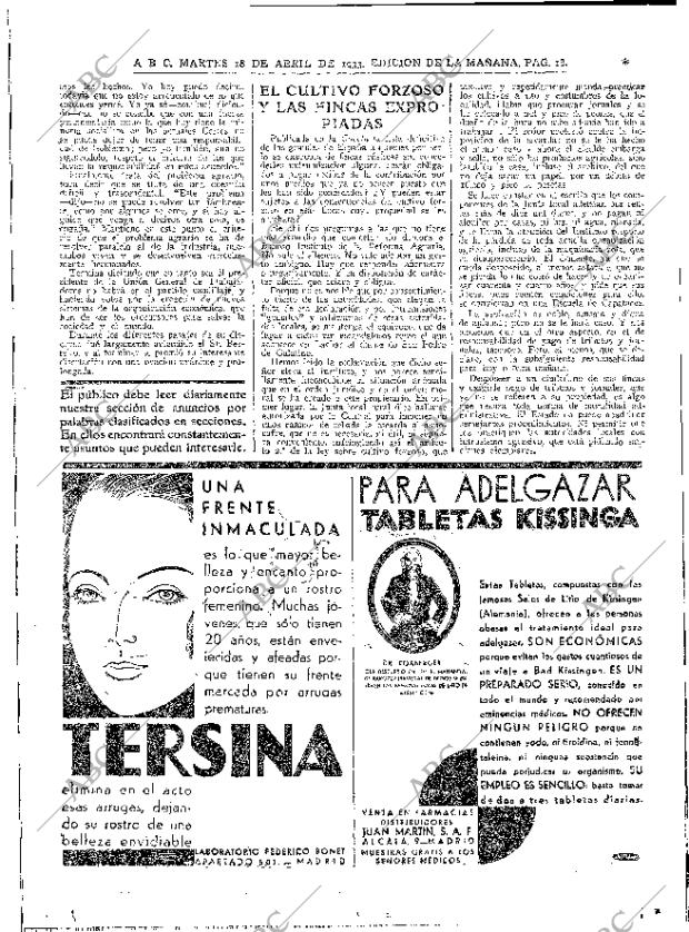 ABC MADRID 18-04-1933 página 18