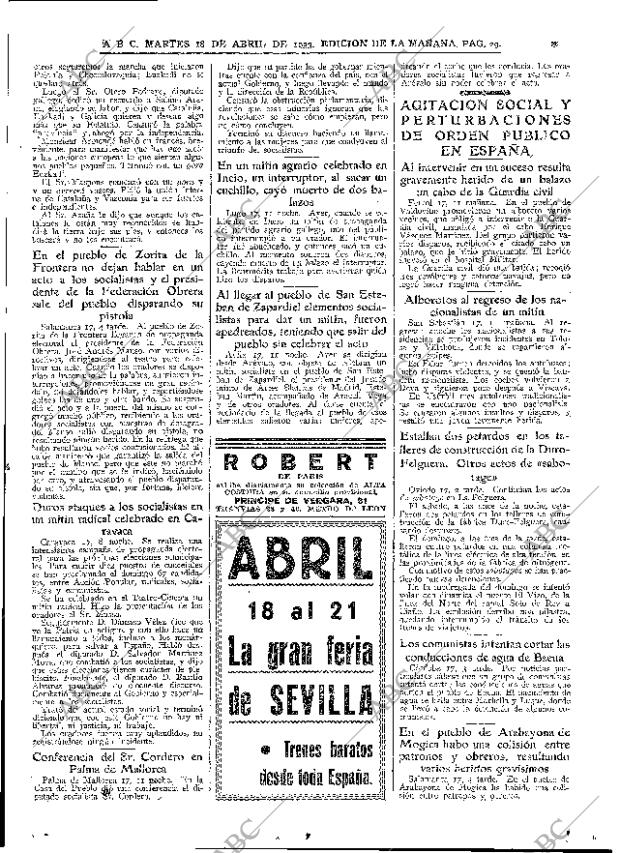 ABC MADRID 18-04-1933 página 29