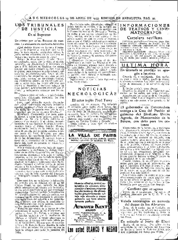 ABC SEVILLA 19-04-1933 página 30