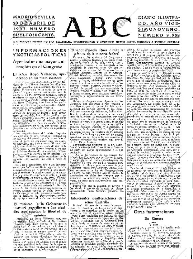 ABC SEVILLA 20-04-1933 página 15