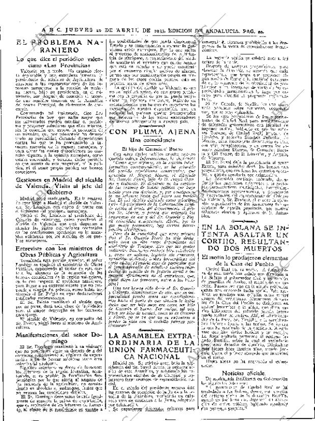 ABC SEVILLA 20-04-1933 página 20