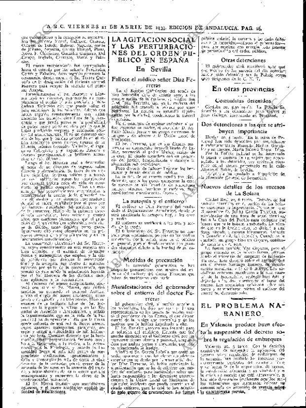 ABC SEVILLA 21-04-1933 página 26
