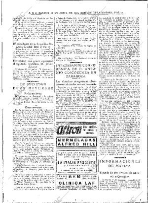 ABC MADRID 22-04-1933 página 20