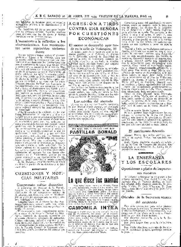 ABC MADRID 22-04-1933 página 22