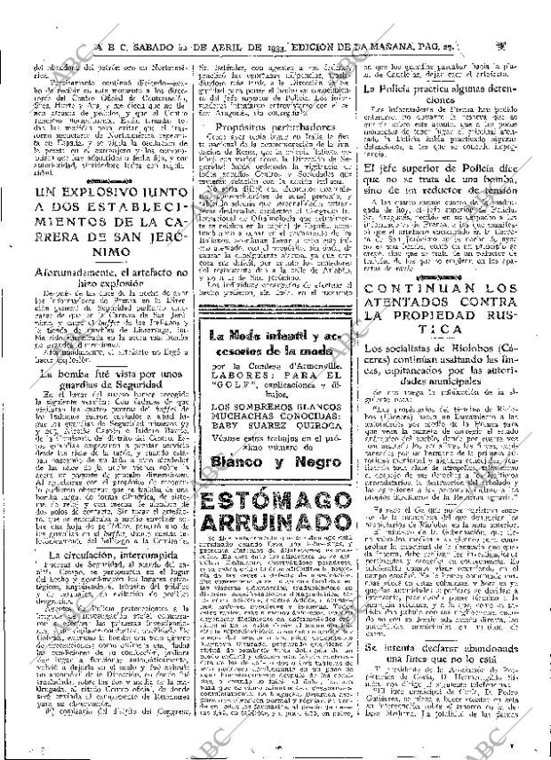 ABC MADRID 22-04-1933 página 27