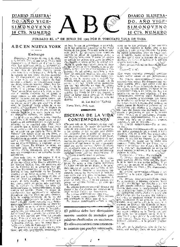 ABC MADRID 22-04-1933 página 3