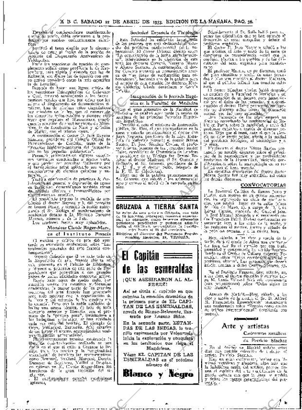 ABC MADRID 22-04-1933 página 36