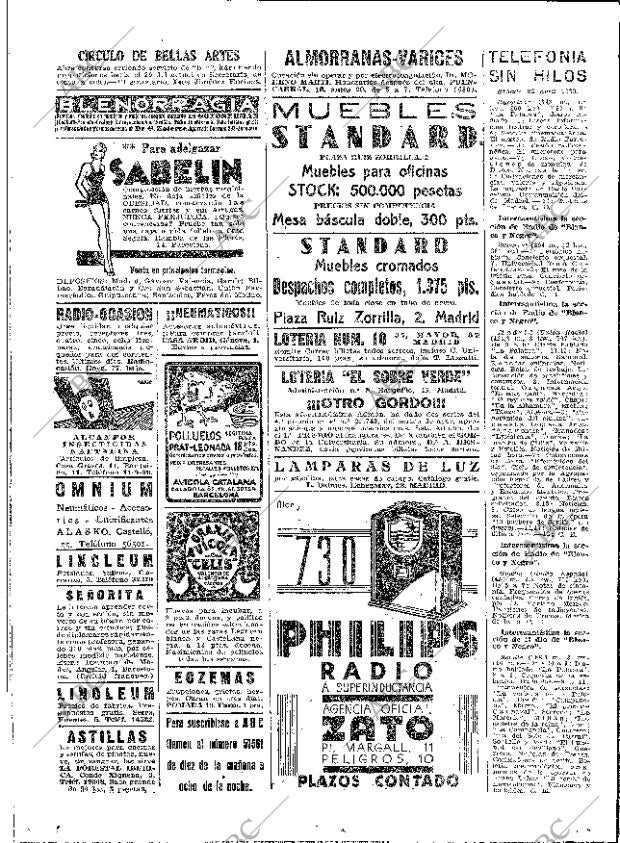 ABC MADRID 22-04-1933 página 44