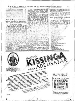 ABC MADRID 25-04-1933 página 16