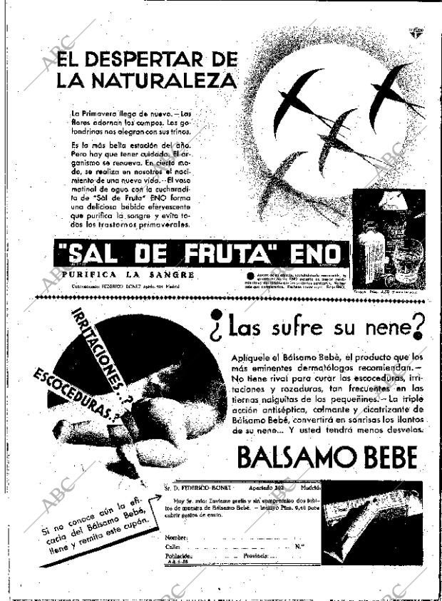 ABC MADRID 25-04-1933 página 2