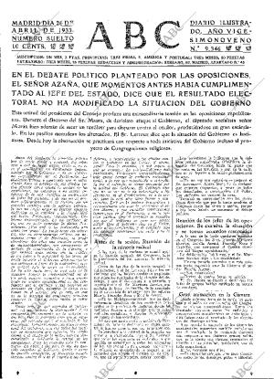 ABC MADRID 26-04-1933 página 17