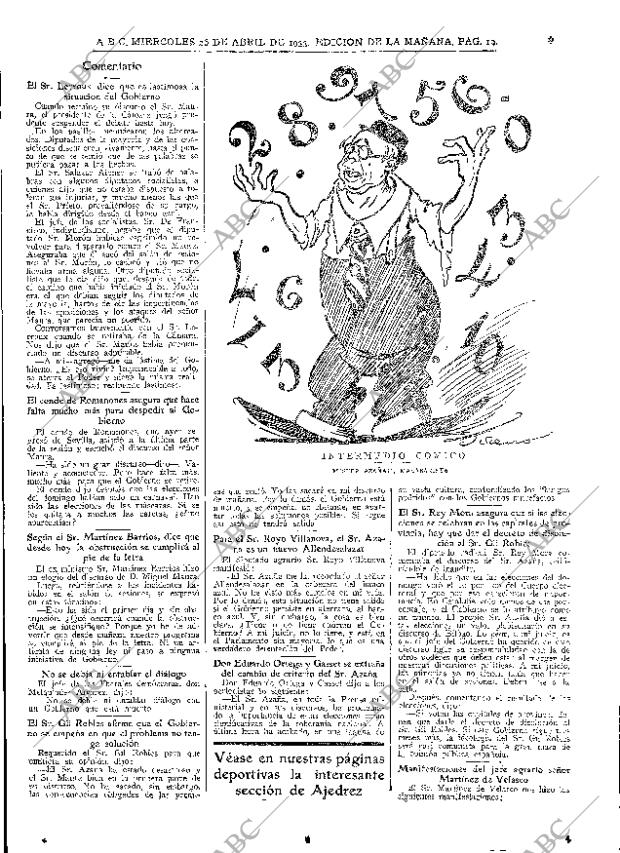 ABC MADRID 26-04-1933 página 19