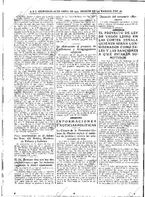ABC MADRID 26-04-1933 página 20