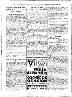 ABC MADRID 26-04-1933 página 28