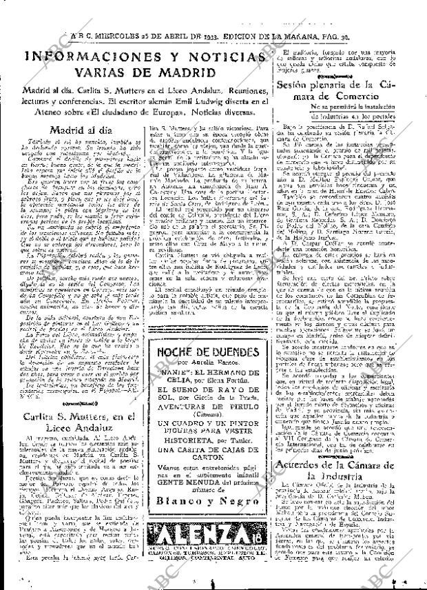 ABC MADRID 26-04-1933 página 39