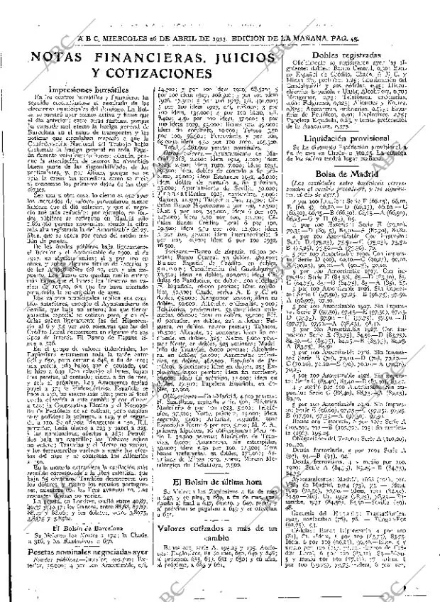 ABC MADRID 26-04-1933 página 43