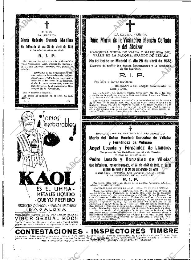 ABC MADRID 26-04-1933 página 50