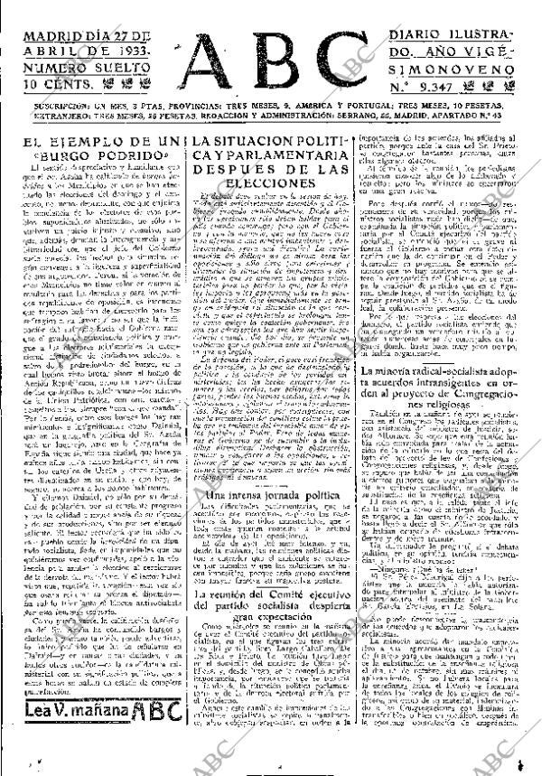 ABC MADRID 27-04-1933 página 17