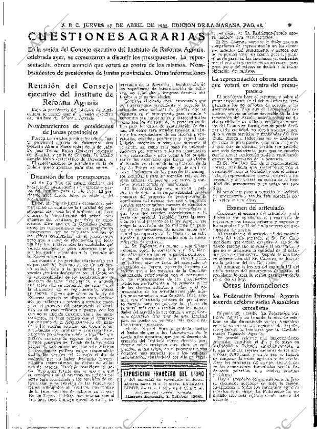 ABC MADRID 27-04-1933 página 28