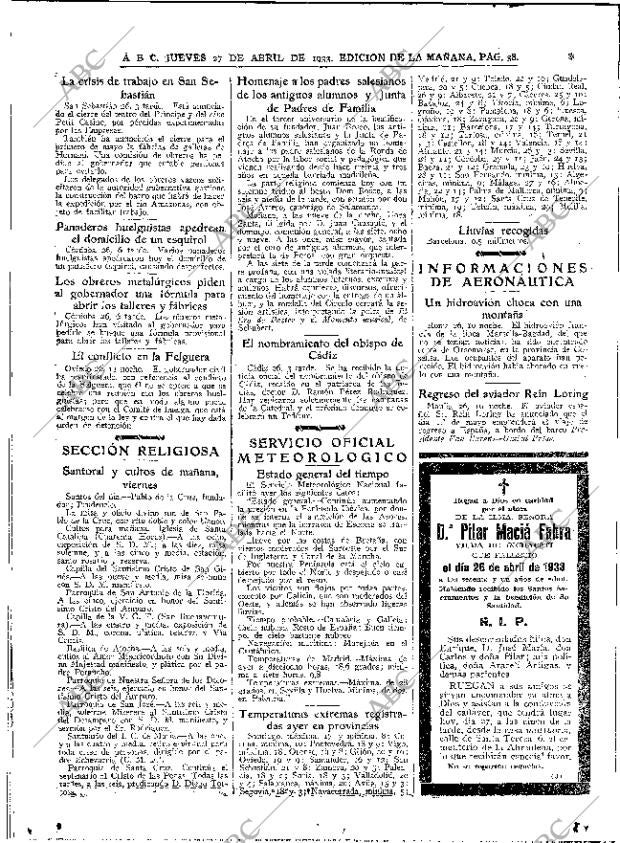 ABC MADRID 27-04-1933 página 38