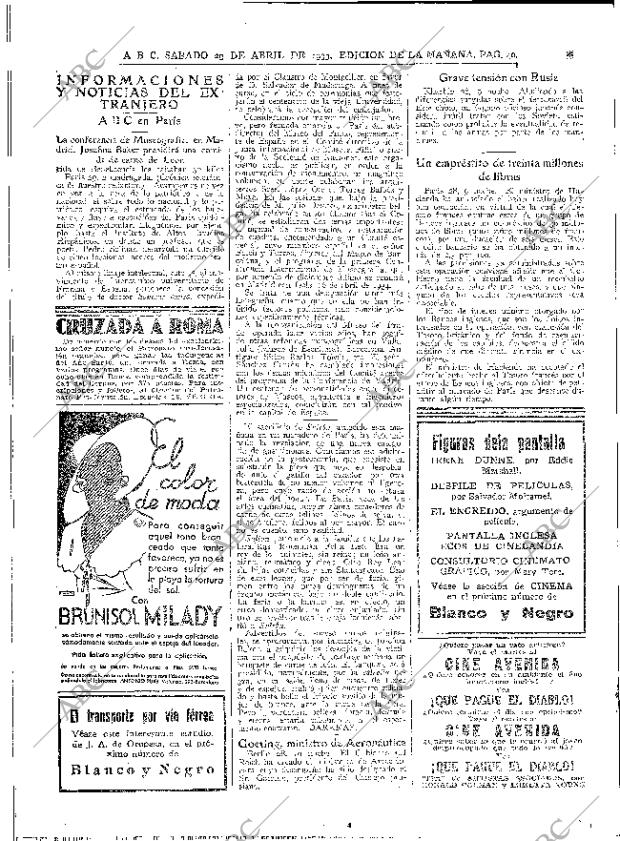 ABC MADRID 29-04-1933 página 40