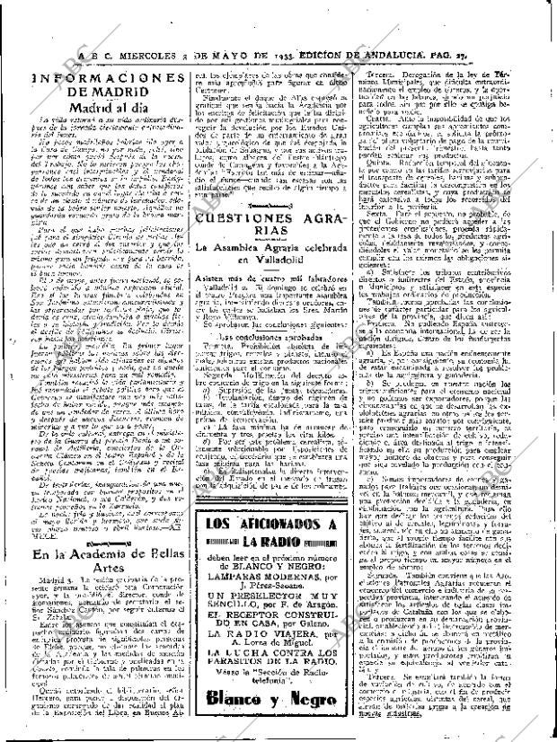 ABC SEVILLA 03-05-1933 página 27