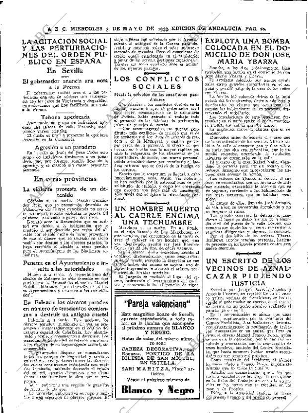 ABC SEVILLA 03-05-1933 página 28