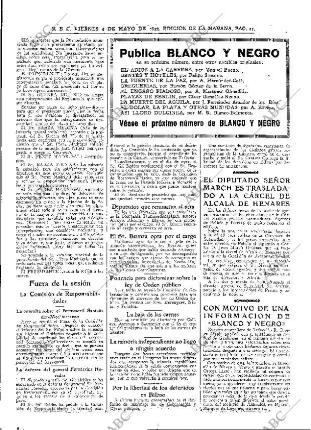 ABC MADRID 05-05-1933 página 21
