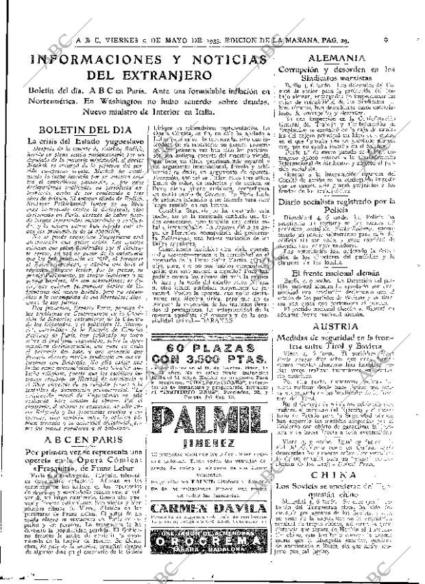 ABC MADRID 05-05-1933 página 29