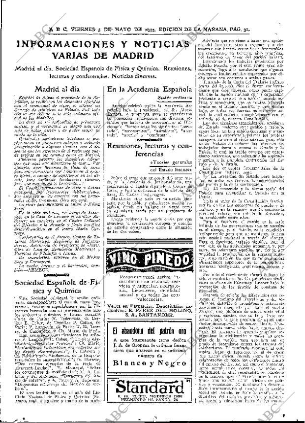 ABC MADRID 05-05-1933 página 31