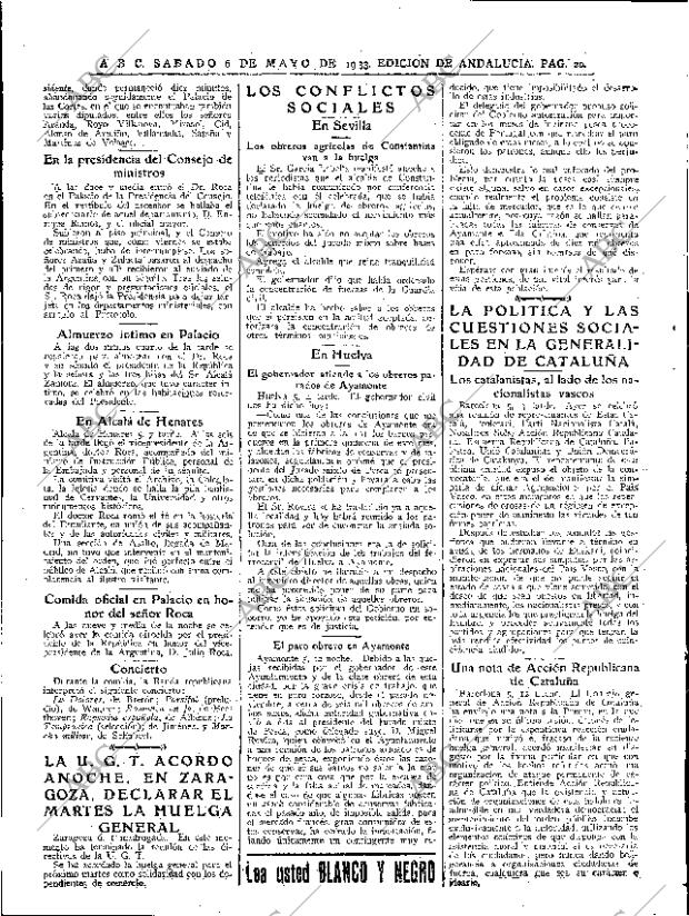 ABC SEVILLA 06-05-1933 página 20