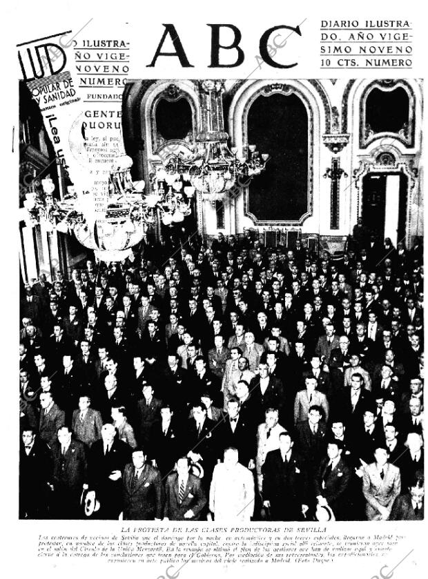 ABC MADRID 09-05-1933 página 1