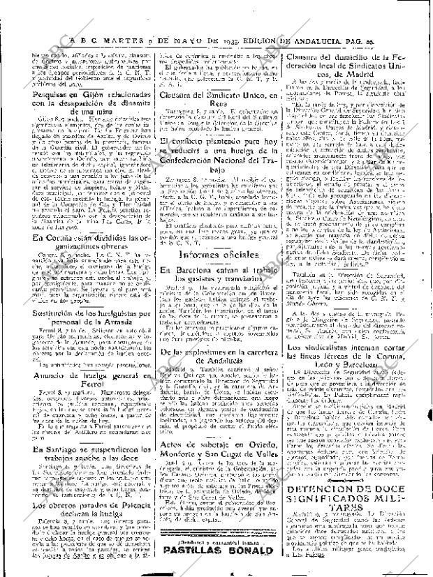 ABC SEVILLA 09-05-1933 página 20