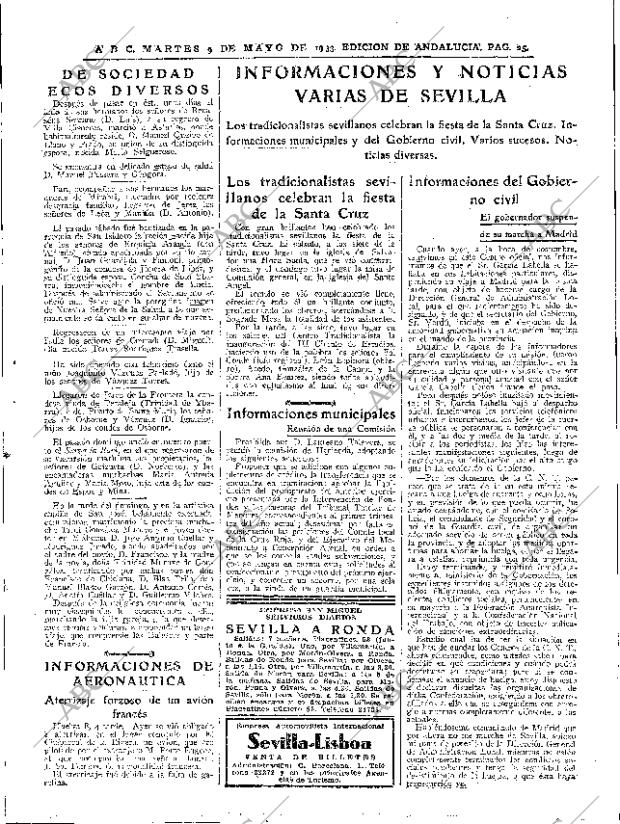 ABC SEVILLA 09-05-1933 página 25