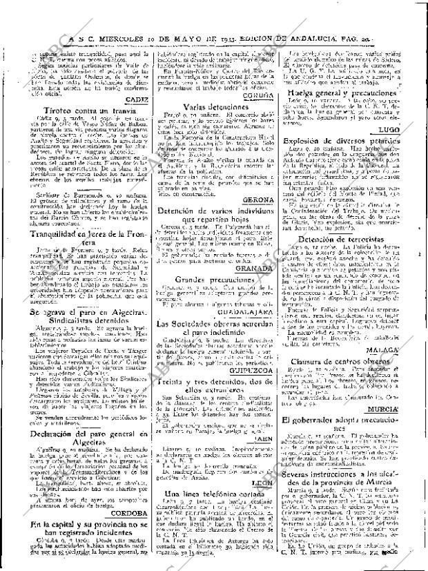 ABC SEVILLA 10-05-1933 página 20