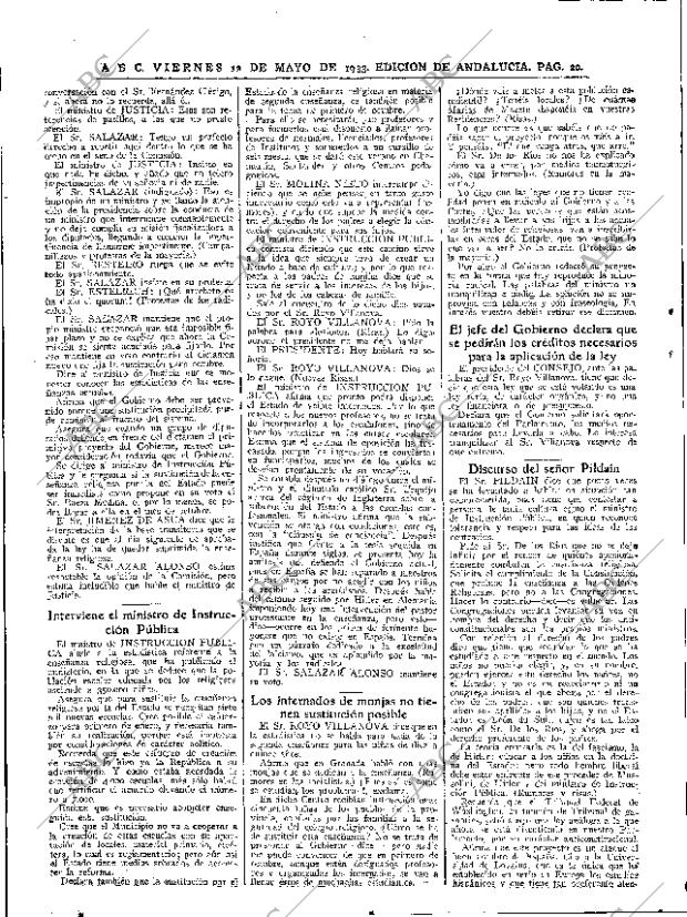 ABC SEVILLA 12-05-1933 página 20
