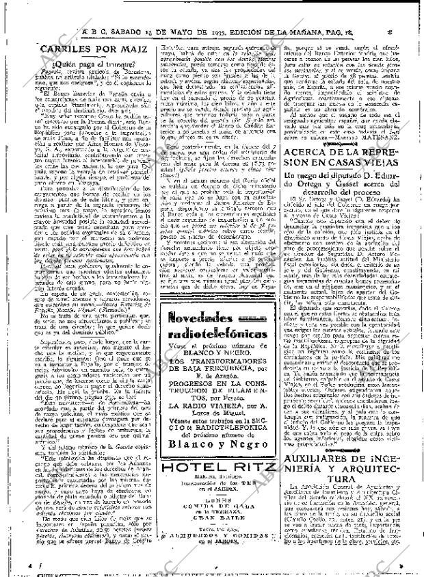 ABC MADRID 13-05-1933 página 18