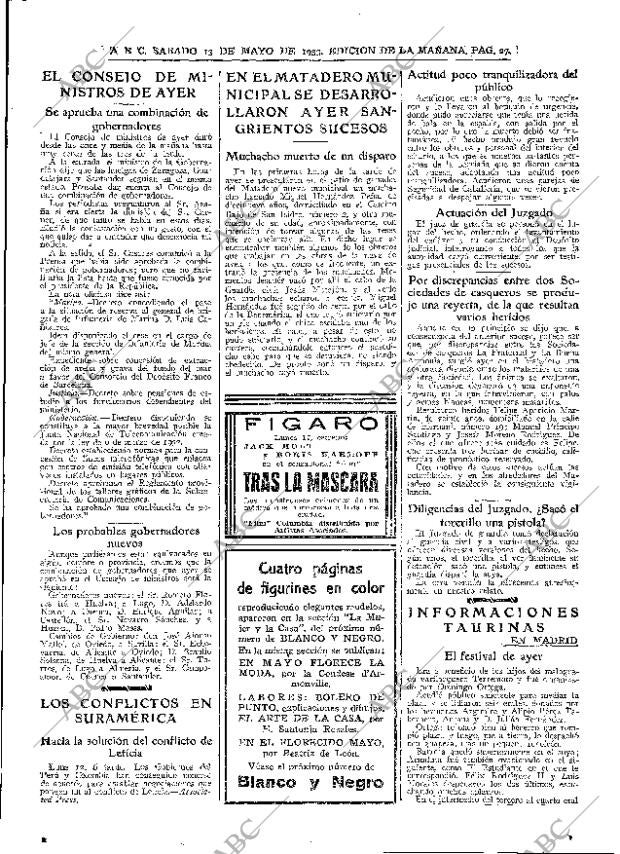 ABC MADRID 13-05-1933 página 27