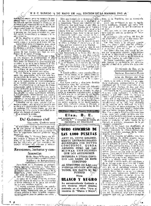 ABC MADRID 13-05-1933 página 36