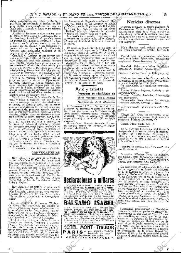 ABC MADRID 13-05-1933 página 37