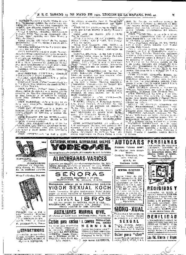 ABC MADRID 13-05-1933 página 44