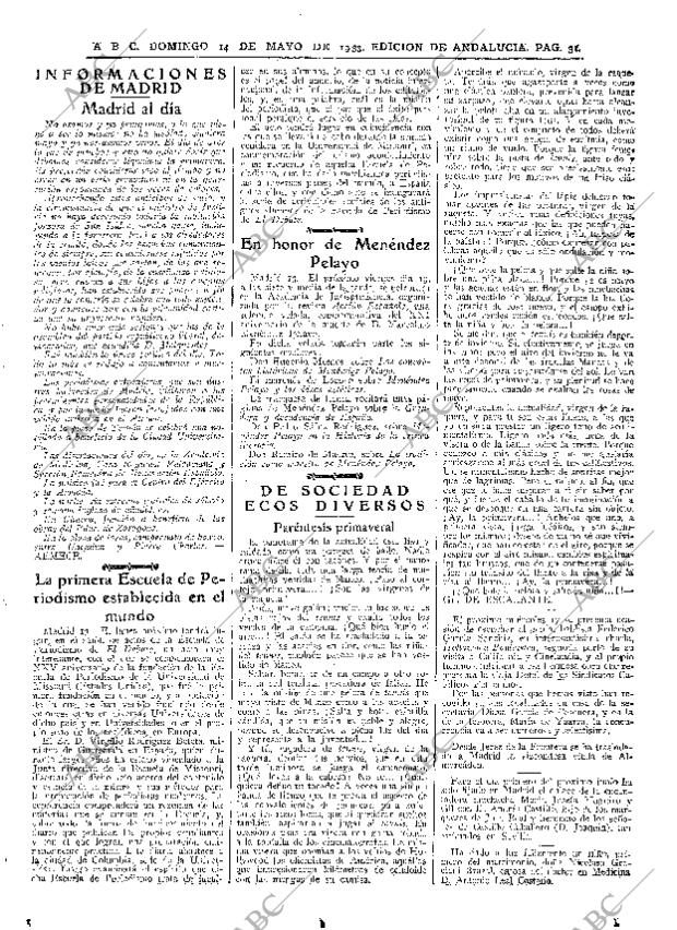 ABC SEVILLA 14-05-1933 página 25
